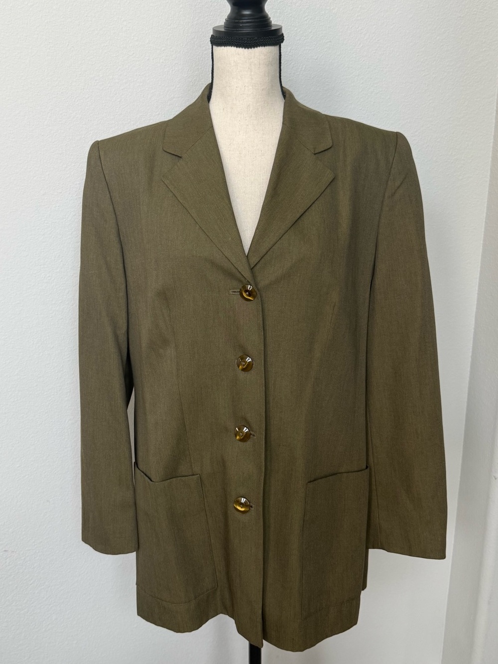 Vintage Divina of Switzerland Women’s Olive Blazer